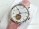 New Copy Breguet Classique Tourbillon Watch Pink Leather Strap Women 32mm (4)_th.jpg